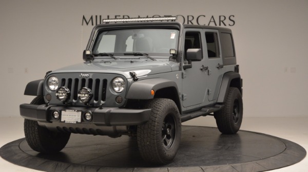 Used 2014 Jeep Wrangler Unlimited Sport for sale Sold at Bugatti of Greenwich in Greenwich CT 06830 1