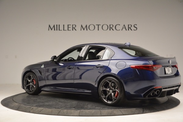 New 2017 Alfa Romeo Giulia Quadrifoglio for sale Sold at Bugatti of Greenwich in Greenwich CT 06830 4