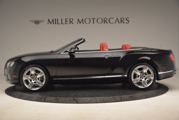 Used 2012 Bentley Continental GT W12 Convertible for sale Sold at Bugatti of Greenwich in Greenwich CT 06830 3