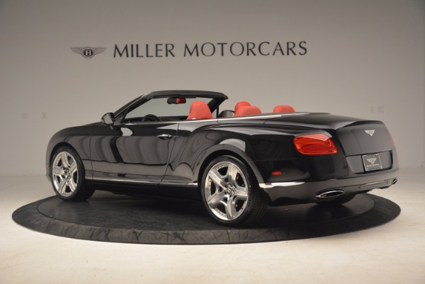 Used 2012 Bentley Continental GT W12 Convertible for sale Sold at Bugatti of Greenwich in Greenwich CT 06830 4