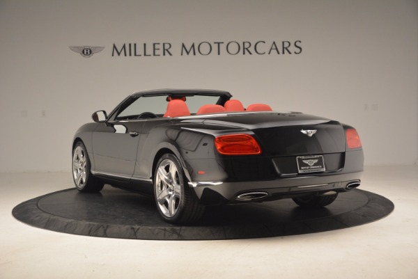 Used 2012 Bentley Continental GT W12 Convertible for sale Sold at Bugatti of Greenwich in Greenwich CT 06830 5