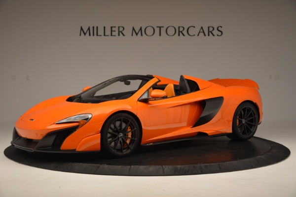 Used 2016 McLaren 675LT Spider Convertible for sale Sold at Bugatti of Greenwich in Greenwich CT 06830 1