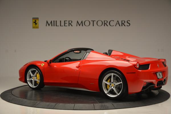 Used 2014 Ferrari 458 Spider for sale Sold at Bugatti of Greenwich in Greenwich CT 06830 4