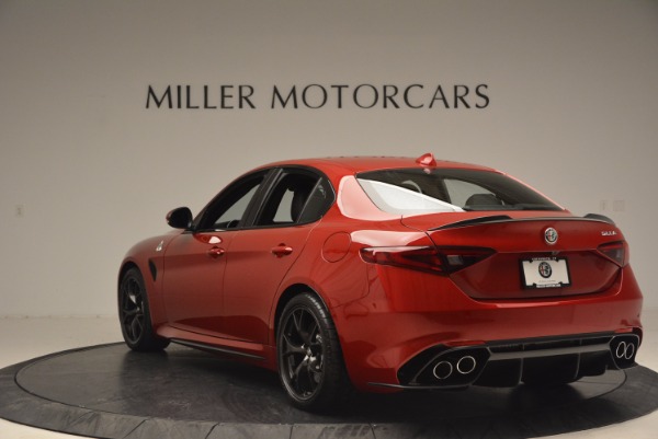 New 2017 Alfa Romeo Giulia Quadrifoglio Quadrifoglio for sale Sold at Bugatti of Greenwich in Greenwich CT 06830 5