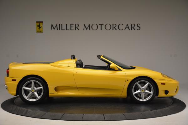 Used 2003 Ferrari 360 Spider 6-Speed Manual for sale Sold at Bugatti of Greenwich in Greenwich CT 06830 9