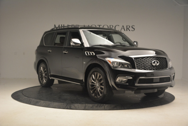 Used 2015 INFINITI QX80 Limited 4WD for sale Sold at Bugatti of Greenwich in Greenwich CT 06830 11