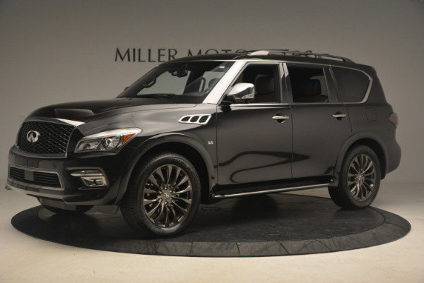 Used 2015 INFINITI QX80 Limited 4WD for sale Sold at Bugatti of Greenwich in Greenwich CT 06830 2