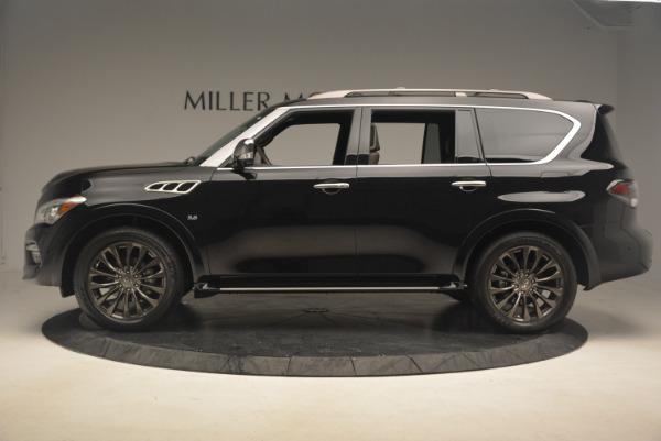 Used 2015 INFINITI QX80 Limited 4WD for sale Sold at Bugatti of Greenwich in Greenwich CT 06830 3