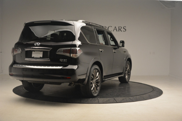 Used 2015 INFINITI QX80 Limited 4WD for sale Sold at Bugatti of Greenwich in Greenwich CT 06830 7