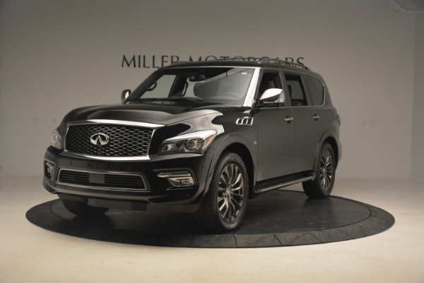 Used 2015 INFINITI QX80 Limited 4WD for sale Sold at Bugatti of Greenwich in Greenwich CT 06830 1