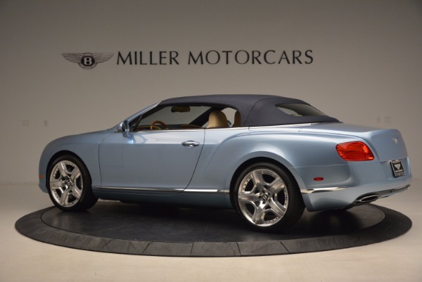 Used 2012 Bentley Continental GTC W12 for sale Sold at Bugatti of Greenwich in Greenwich CT 06830 16