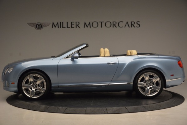Used 2012 Bentley Continental GTC W12 for sale Sold at Bugatti of Greenwich in Greenwich CT 06830 3