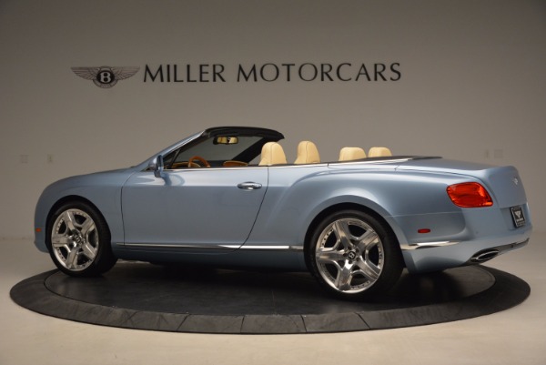 Used 2012 Bentley Continental GTC W12 for sale Sold at Bugatti of Greenwich in Greenwich CT 06830 4