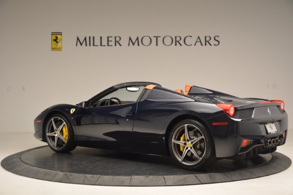 Used 2015 Ferrari 458 Spider for sale Sold at Bugatti of Greenwich in Greenwich CT 06830 4