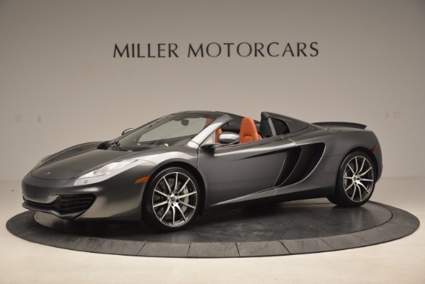 Used 2014 McLaren MP4-12C SPIDER Convertible for sale Sold at Bugatti of Greenwich in Greenwich CT 06830 1