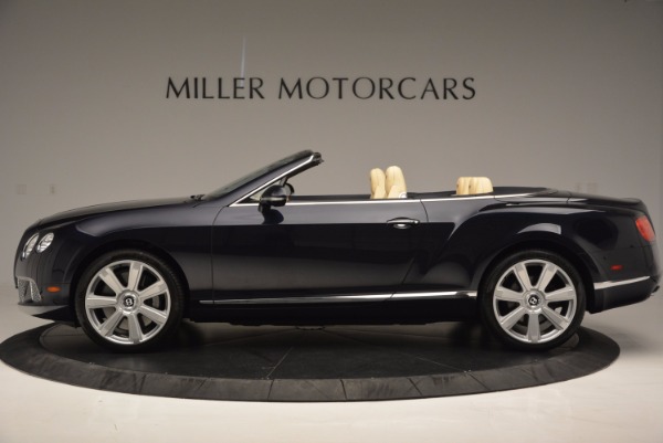 Used 2012 Bentley Continental GTC for sale Sold at Bugatti of Greenwich in Greenwich CT 06830 3