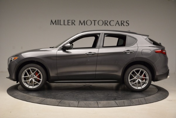 New 2018 Alfa Romeo Stelvio Ti Sport Q4 for sale Sold at Bugatti of Greenwich in Greenwich CT 06830 3