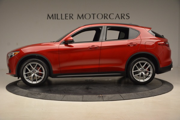 New 2018 Alfa Romeo Stelvio Ti Sport Q4 for sale Sold at Bugatti of Greenwich in Greenwich CT 06830 3