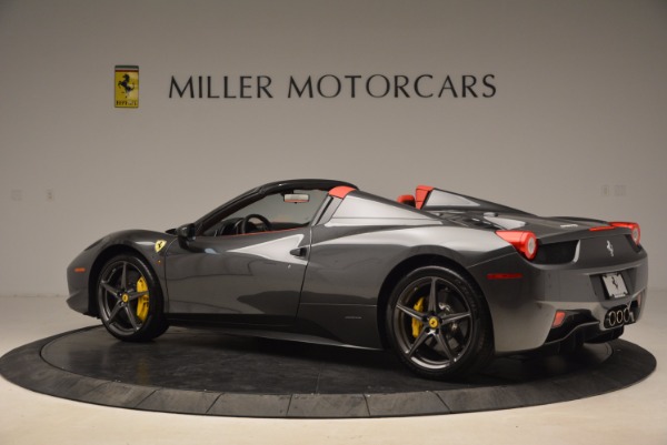 Used 2014 Ferrari 458 Spider for sale Sold at Bugatti of Greenwich in Greenwich CT 06830 4