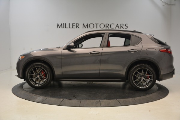 New 2018 Alfa Romeo Stelvio Ti Sport Q4 for sale Sold at Bugatti of Greenwich in Greenwich CT 06830 3