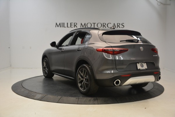 New 2018 Alfa Romeo Stelvio Ti Sport Q4 for sale Sold at Bugatti of Greenwich in Greenwich CT 06830 5