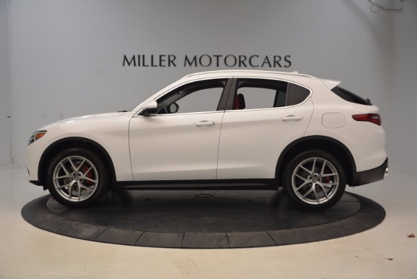 New 2018 Alfa Romeo Stelvio Ti Sport Q4 for sale Sold at Bugatti of Greenwich in Greenwich CT 06830 3