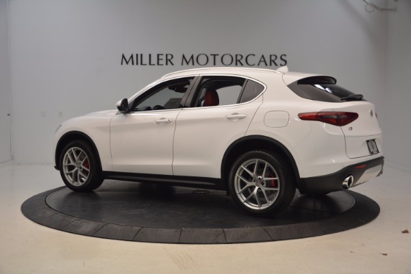 New 2018 Alfa Romeo Stelvio Ti Sport Q4 for sale Sold at Bugatti of Greenwich in Greenwich CT 06830 4