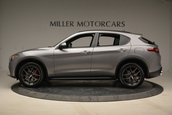 New 2018 Alfa Romeo Stelvio Ti Sport Q4 for sale Sold at Bugatti of Greenwich in Greenwich CT 06830 3