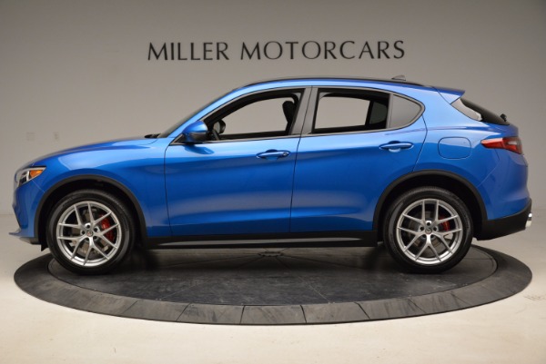 New 2018 Alfa Romeo Stelvio Ti Sport Q4 for sale Sold at Bugatti of Greenwich in Greenwich CT 06830 3