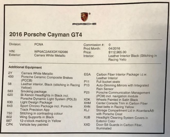 Used 2016 Porsche Cayman GT4 for sale Sold at Bugatti of Greenwich in Greenwich CT 06830 23