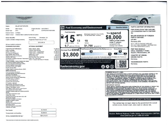 Used 2015 Aston Martin DB9 Volante for sale Sold at Bugatti of Greenwich in Greenwich CT 06830 25