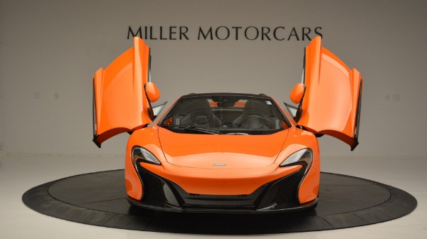 Used 2015 McLaren 650S Spider Convertible for sale Sold at Bugatti of Greenwich in Greenwich CT 06830 13