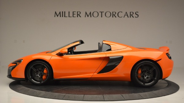 Used 2015 McLaren 650S Spider Convertible for sale Sold at Bugatti of Greenwich in Greenwich CT 06830 3