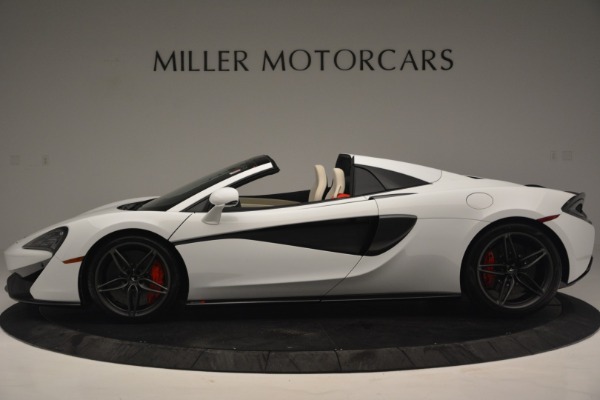 Used 2019 McLaren 570S Spider Convertible for sale Sold at Bugatti of Greenwich in Greenwich CT 06830 3