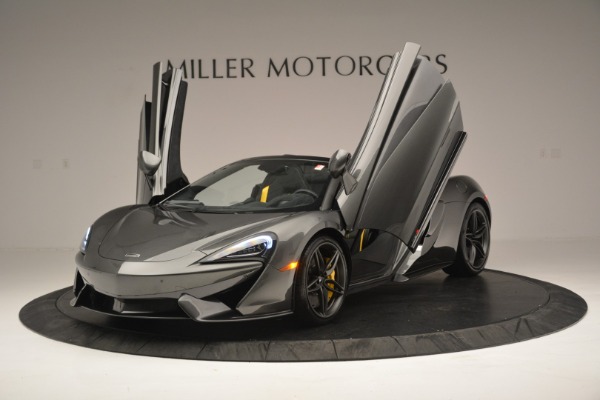 Used 2019 McLaren 570S Spider for sale Sold at Bugatti of Greenwich in Greenwich CT 06830 14