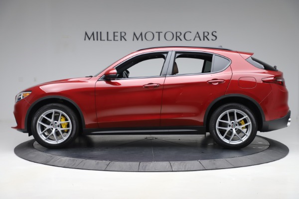 New 2019 Alfa Romeo Stelvio Ti Sport Q4 for sale Sold at Bugatti of Greenwich in Greenwich CT 06830 3