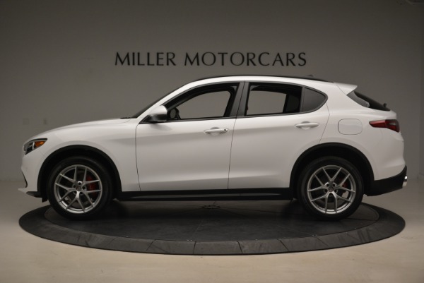 New 2019 Alfa Romeo Stelvio Ti Sport Q4 for sale Sold at Bugatti of Greenwich in Greenwich CT 06830 3