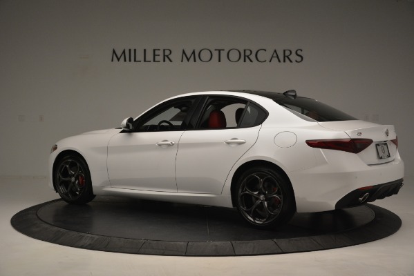 New 2019 Alfa Romeo Giulia Ti Sport Q4 for sale Sold at Bugatti of Greenwich in Greenwich CT 06830 4