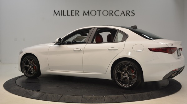 New 2019 Alfa Romeo Giulia Ti Sport Q4 for sale Sold at Bugatti of Greenwich in Greenwich CT 06830 4