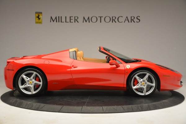 Used 2013 Ferrari 458 Spider for sale Sold at Bugatti of Greenwich in Greenwich CT 06830 9