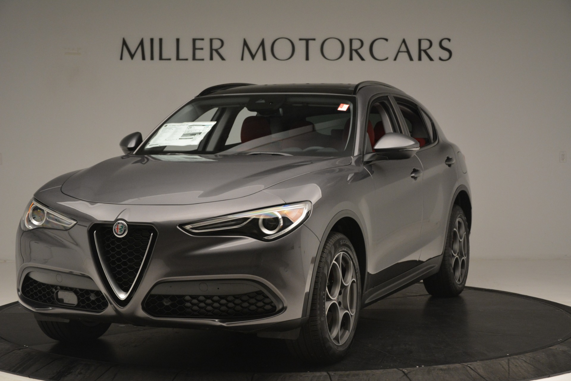 New 2019 Alfa Romeo Stelvio Sport Q4 for sale Sold at Bugatti of Greenwich in Greenwich CT 06830 1