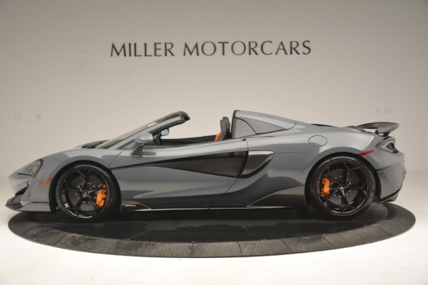 New 2020 McLaren 600LT Spider Convertible for sale Sold at Bugatti of Greenwich in Greenwich CT 06830 3