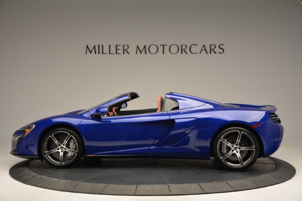 Used 2015 McLaren 650S Spider Convertible for sale Sold at Bugatti of Greenwich in Greenwich CT 06830 3
