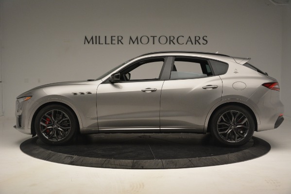 New 2019 Maserati Levante SQ4 GranSport Nerissimo for sale Sold at Bugatti of Greenwich in Greenwich CT 06830 3