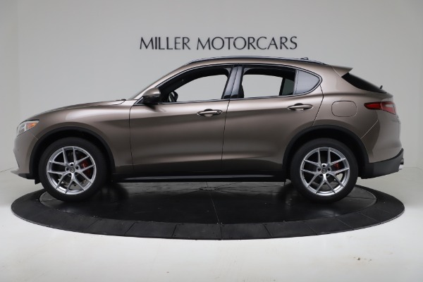 New 2019 Alfa Romeo Stelvio Ti Sport Q4 for sale Sold at Bugatti of Greenwich in Greenwich CT 06830 3