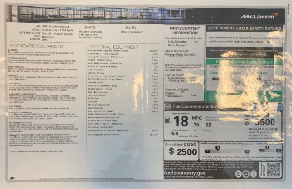 New 2020 McLaren 720S Spider for sale Sold at Bugatti of Greenwich in Greenwich CT 06830 28