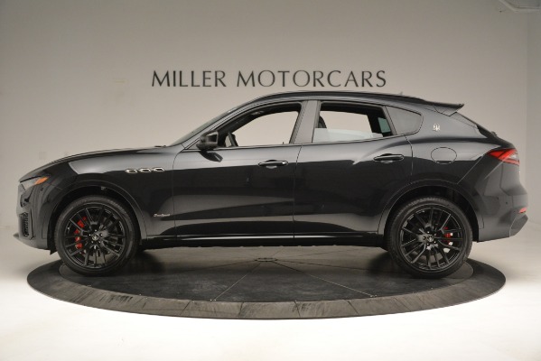 New 2019 Maserati Levante SQ4 GranSport Nerissimo for sale Sold at Bugatti of Greenwich in Greenwich CT 06830 3