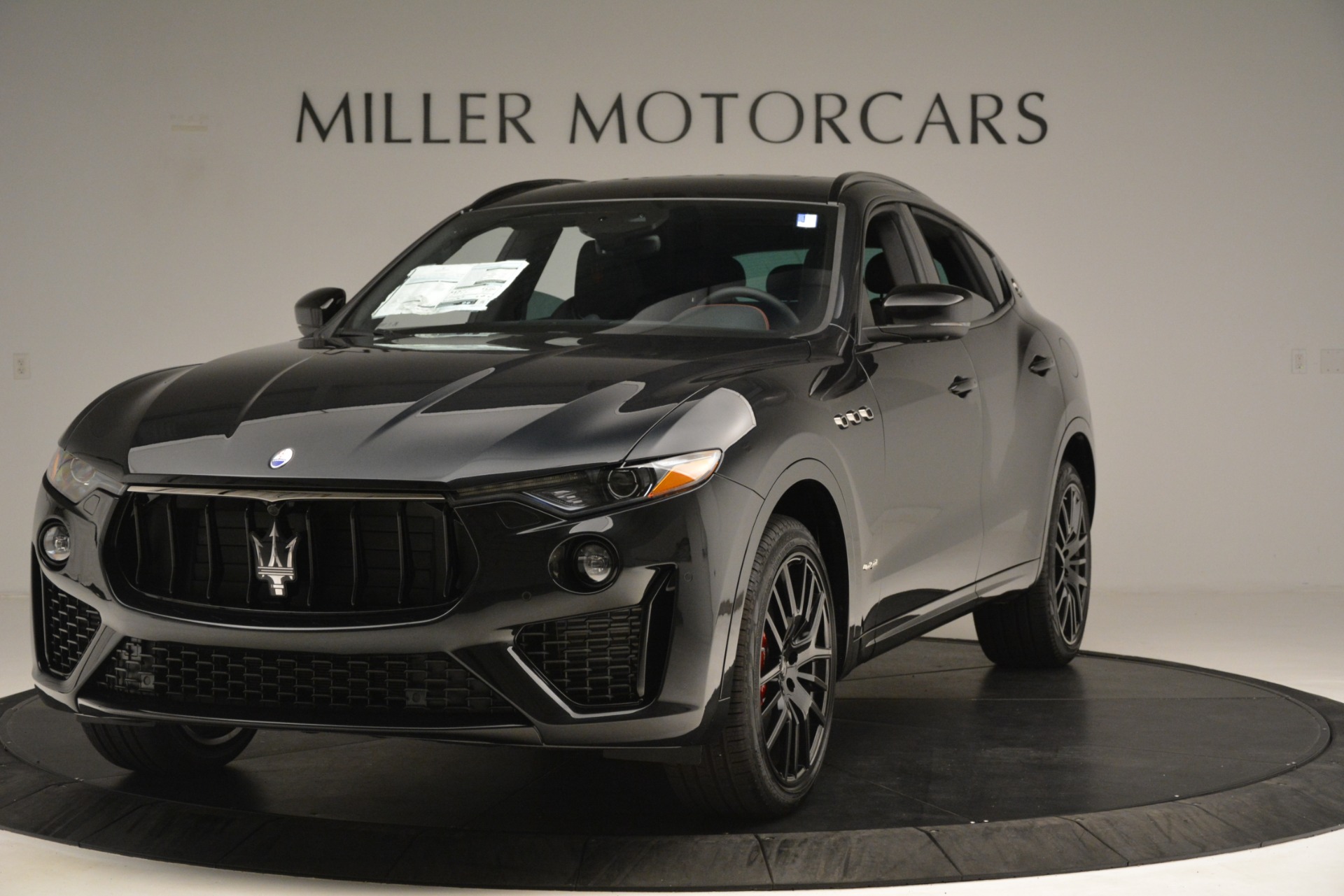 New 2019 Maserati Levante SQ4 GranSport Nerissimo for sale Sold at Bugatti of Greenwich in Greenwich CT 06830 1