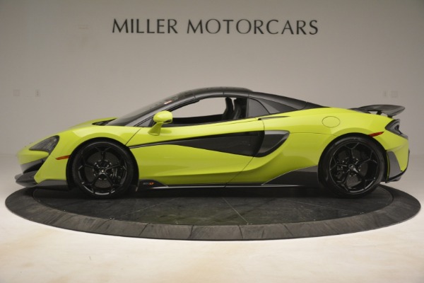 Used 2020 McLaren 600LT Spider for sale Sold at Bugatti of Greenwich in Greenwich CT 06830 3