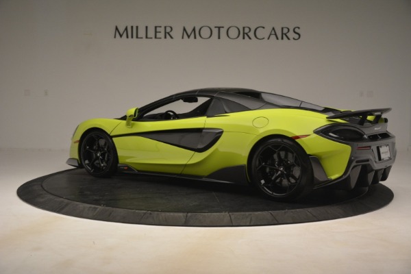 New 2020 McLaren 600LT Spider for sale $281,570 at Bugatti of Greenwich in Greenwich CT 06830 4